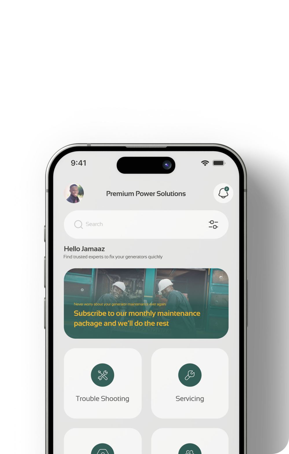 App Technician Screen